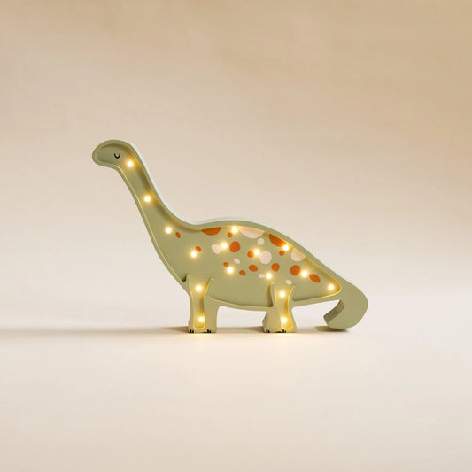 ROOMGAGA wooden dinosaur lamp