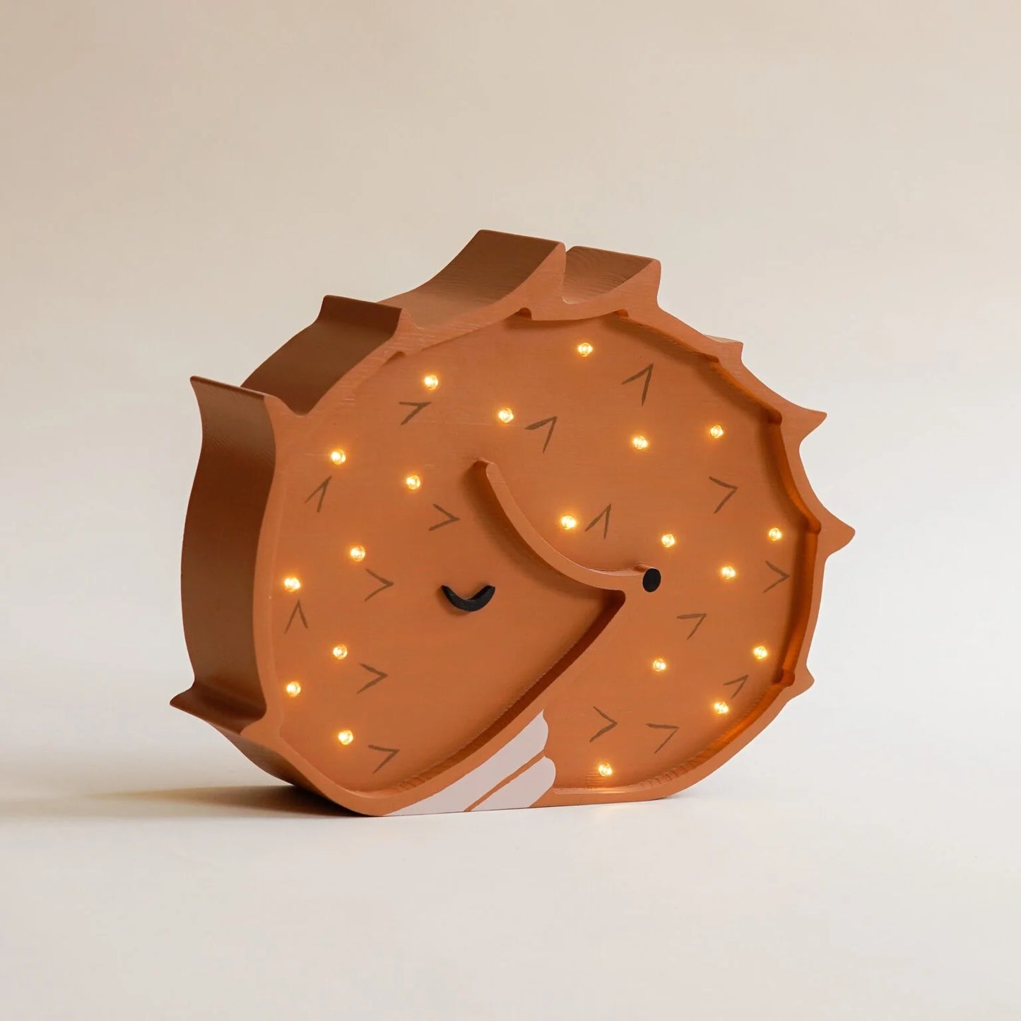 ROOMGAGA wooden hedgehog lamp