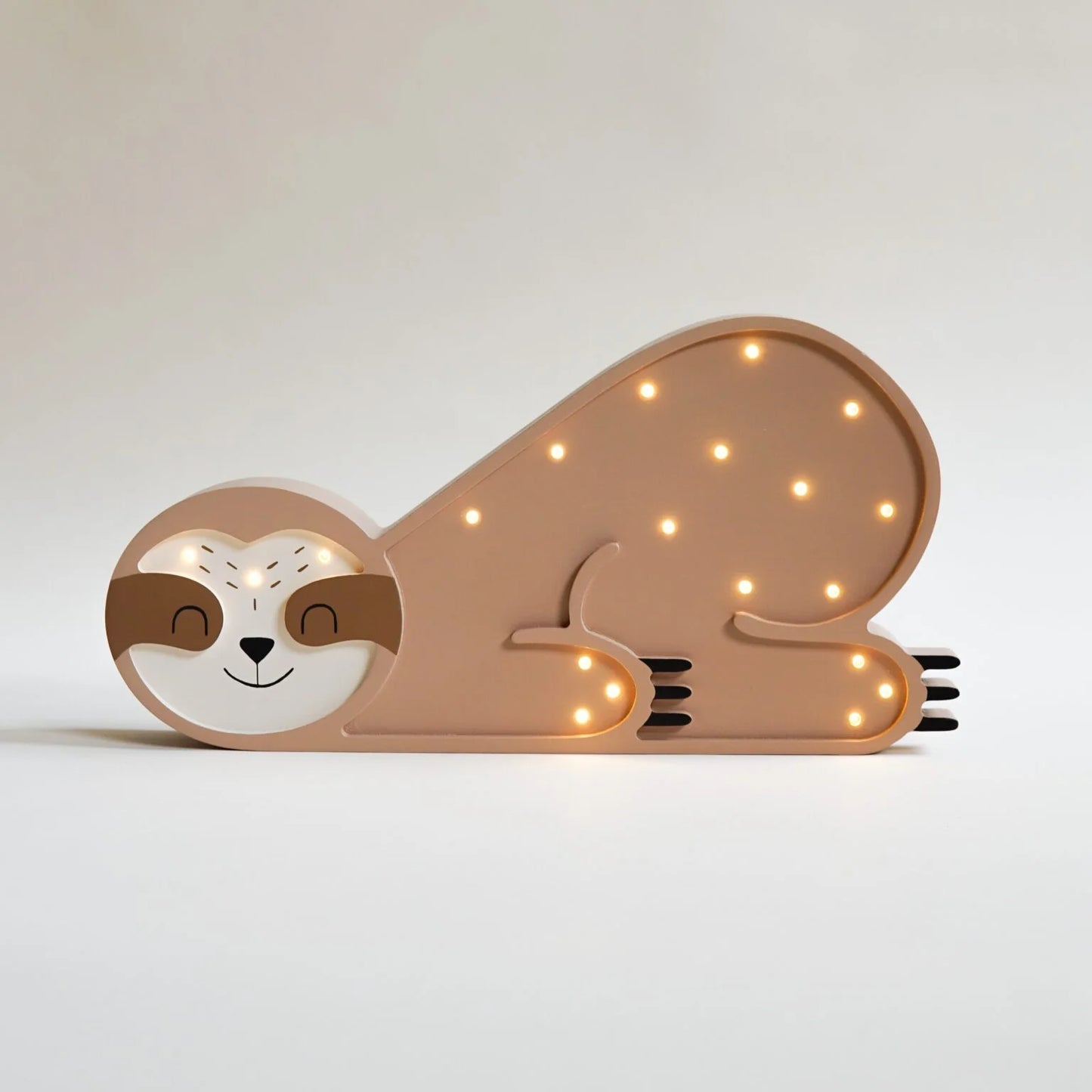 ROOMGAGA wooden sloth lamp