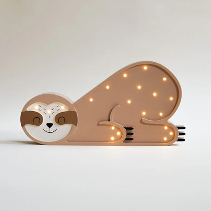 ROOMGAGA wooden sloth lamp