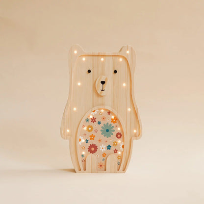 ROOMGAGA wooden bear lamp