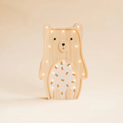 ROOMGAGA wooden bear lamp