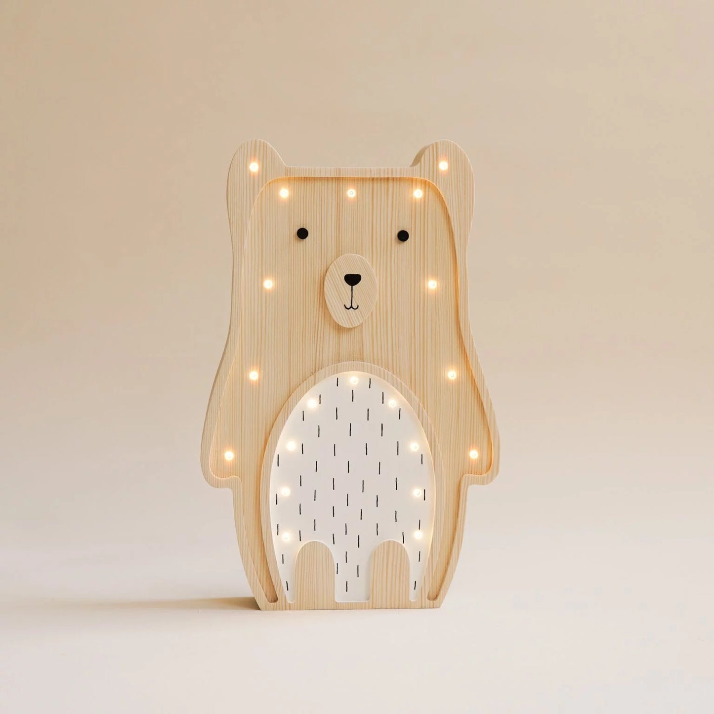 ROOMGAGA wooden bear lamp