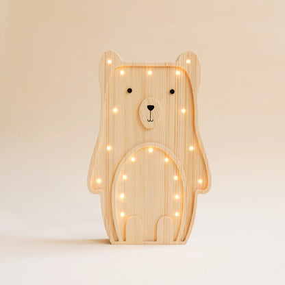 ROOMGAGA wooden bear lamp