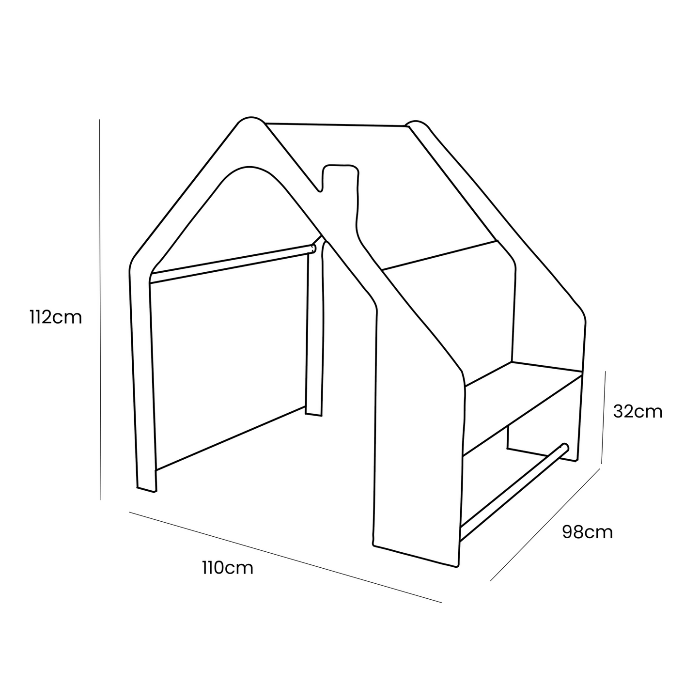 Maison en bois MEOWBABY