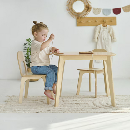 Ensemble table et chaise "PAOLA" 4-7 ans ODEAS