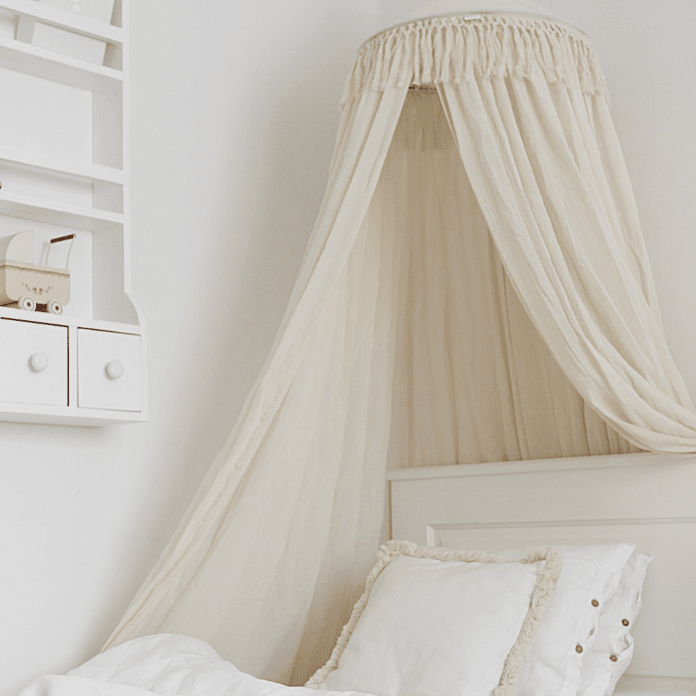 Ciel de lit boho franges COTTON SWEET