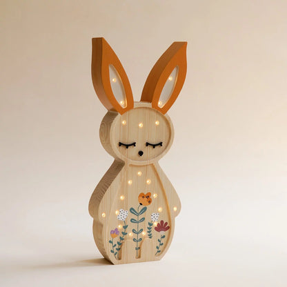 Lampe lapin en bois ROOMGAGA