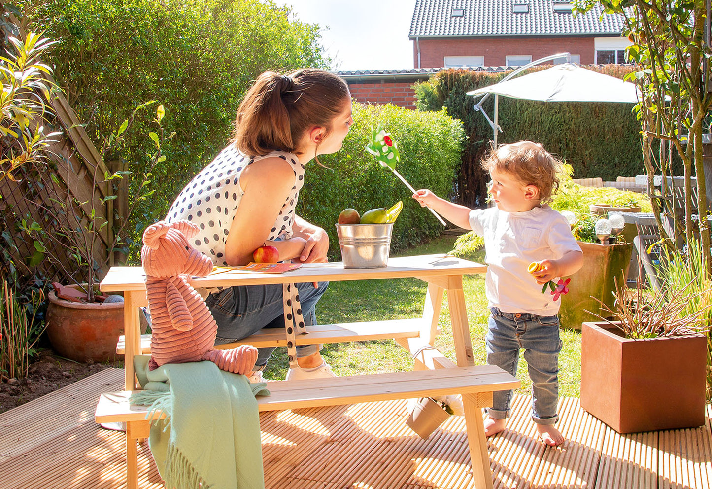 Table de pique-nique en bois "Nicki"