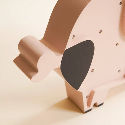 ROOMGAGA wooden pig lamp