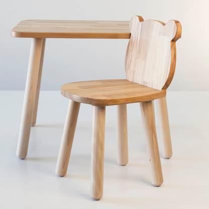 Ensemble table et chaise "ours" 2-4 ans ODEAS