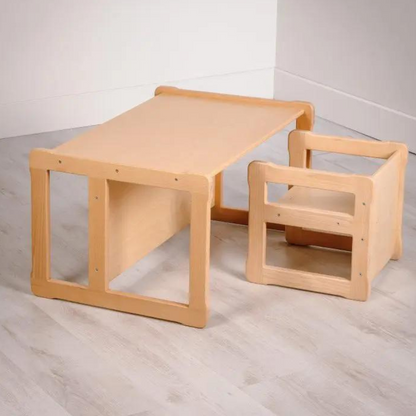 WOODJOY transformable Montessori bench