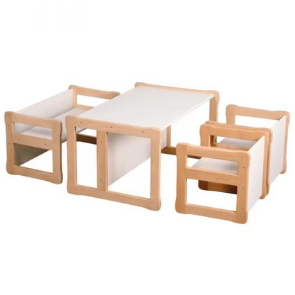 WOODJOY transformable Montessori bench