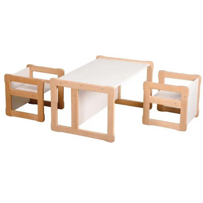 WOODJOY transformable Montessori bench