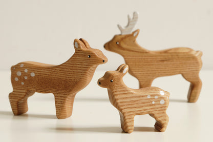 The WOOD CARE deer family