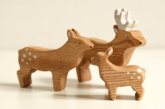 The WOOD CARE deer family