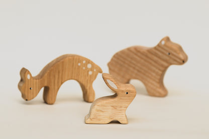 Ensemble des animaux "Copains de la forêt" WOOD CARE