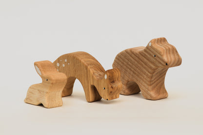 Ensemble des animaux "Copains de la forêt" WOOD CARE