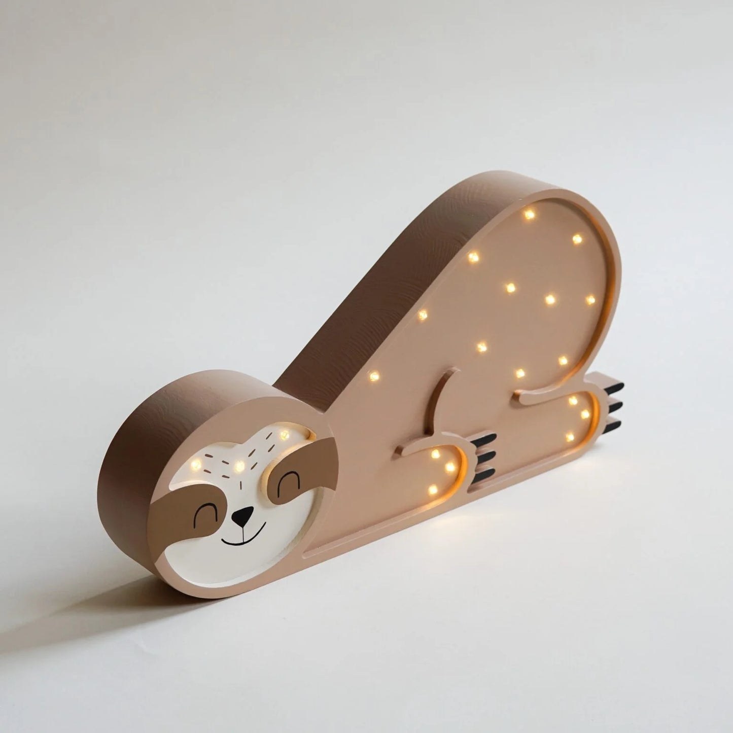 ROOMGAGA wooden sloth lamp