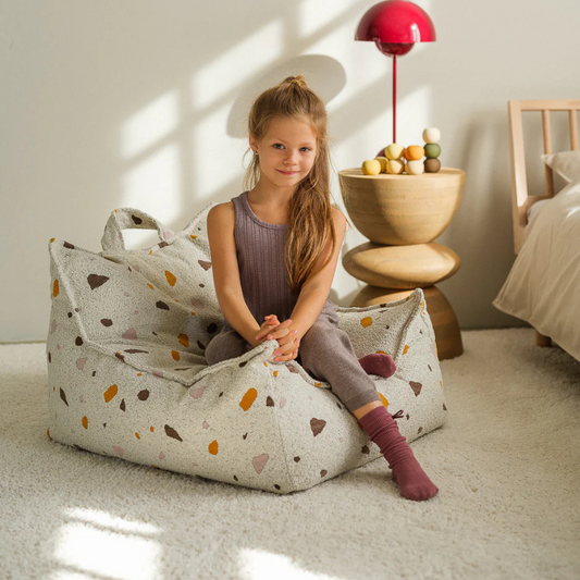 Poufs en teddy "Terrazzo" WIGIWAMA