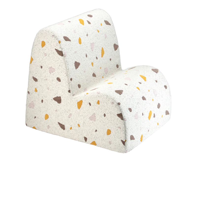 Fauteuil "Nuage Terrazzo" en teddy WIGIWAMA