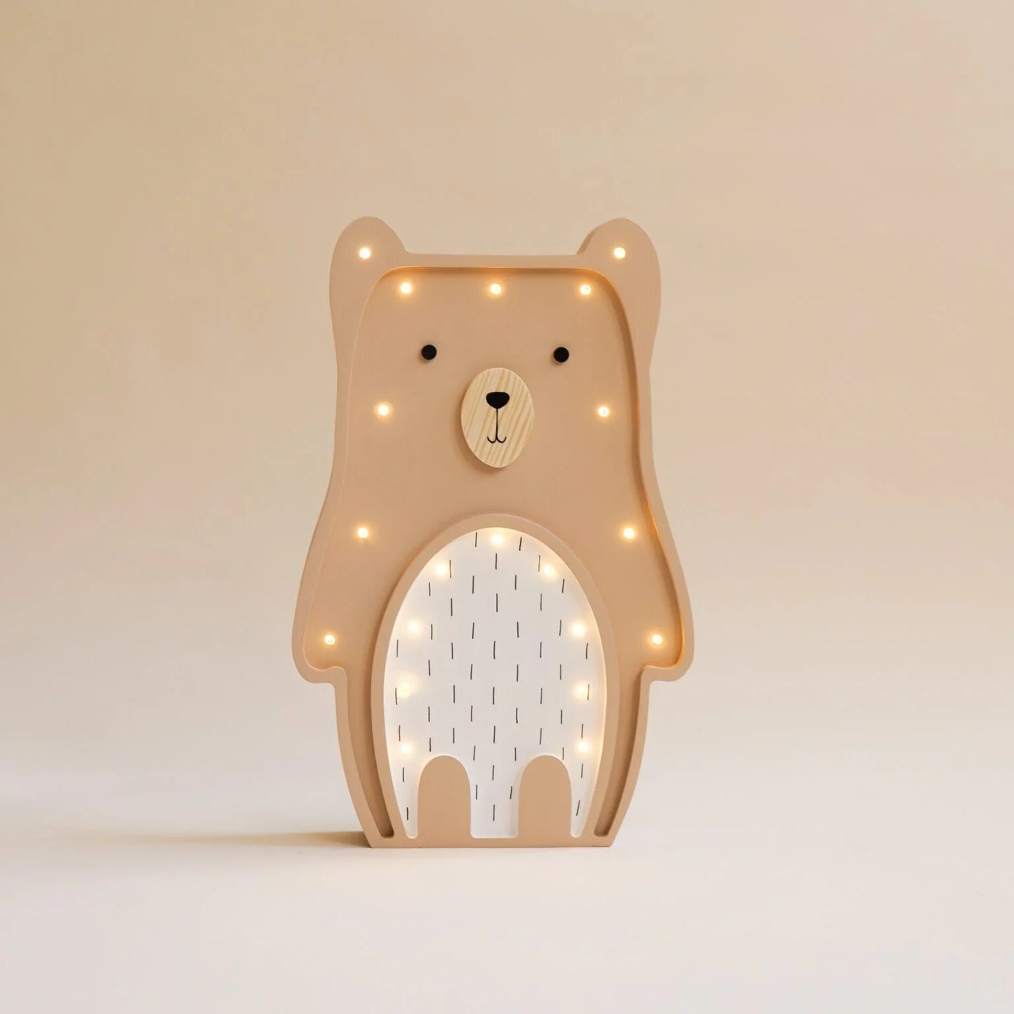 ROOMGAGA wooden bear lamp