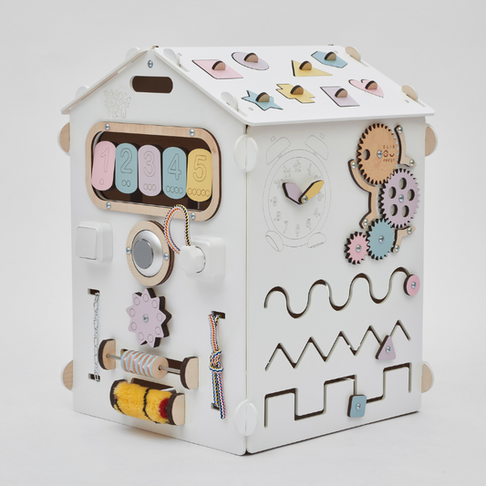 Maisonnette d'activité blanche BUSYKIDS