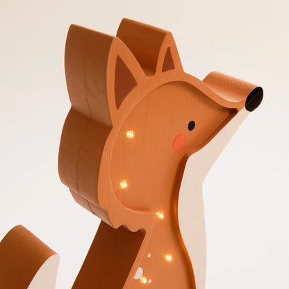 ROOMGAGA wooden fox lamp