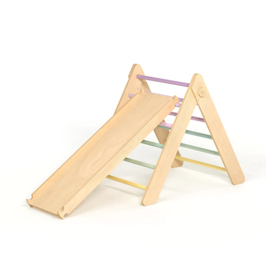 “Pikler” motor skills triangle + BUSYKIDS 2in1 board