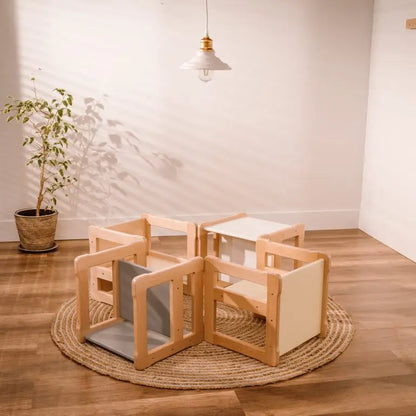 WOODJOY transformable Montessori bench