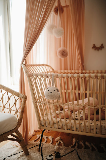 Rattan baby bed "FREDERICK" BERMBACH