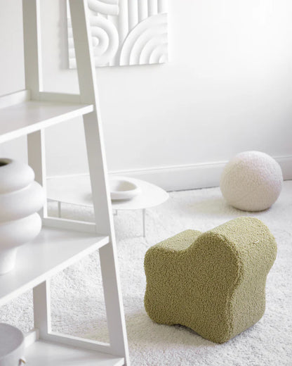 Pouf "nuage" en teddy - WIGIWAMA