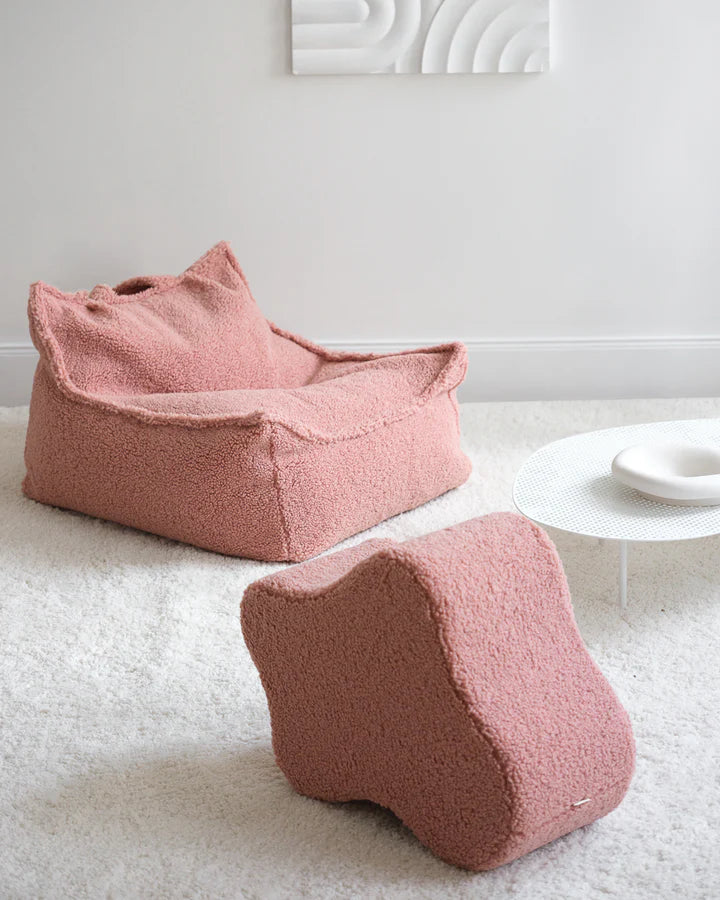 Pouf "nuage" en teddy - WIGIWAMA