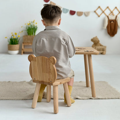 Ensemble table et chaise "ours" 2-4 ans ODEAS