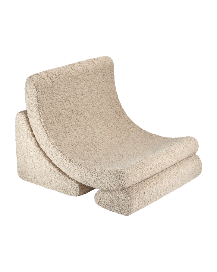 Fauteuil "Moon" en teddy - WIGIWAMA