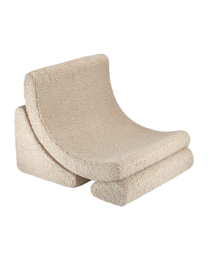 Fauteuil "Moon" en teddy - WIGIWAMA