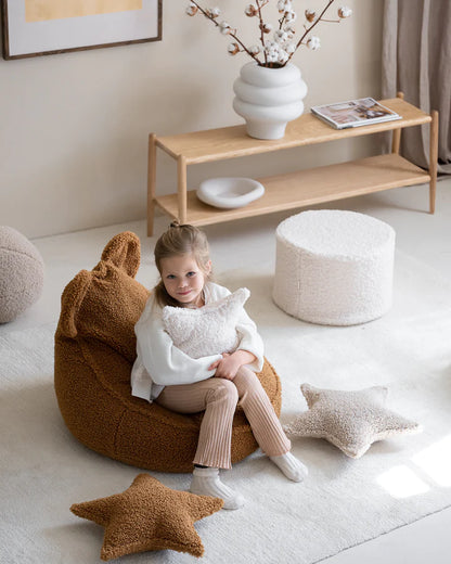 Coussin "Etoile" en teddy WIGIWAMA