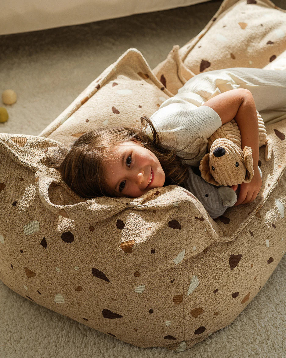 Poufs en teddy "Terrazzo" WIGIWAMA