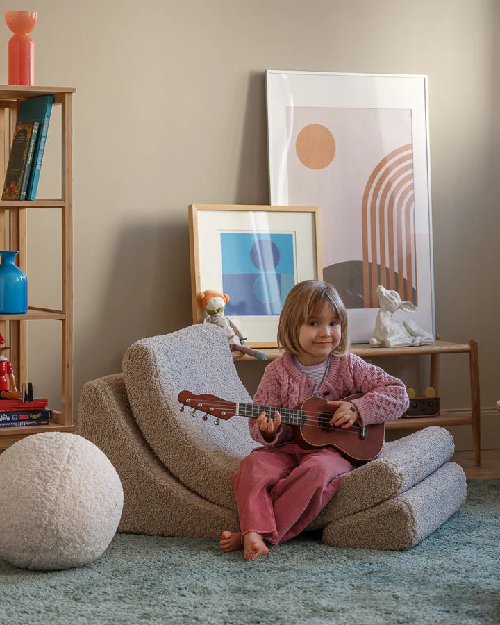 Fauteuil "Moon" en teddy - WIGIWAMA