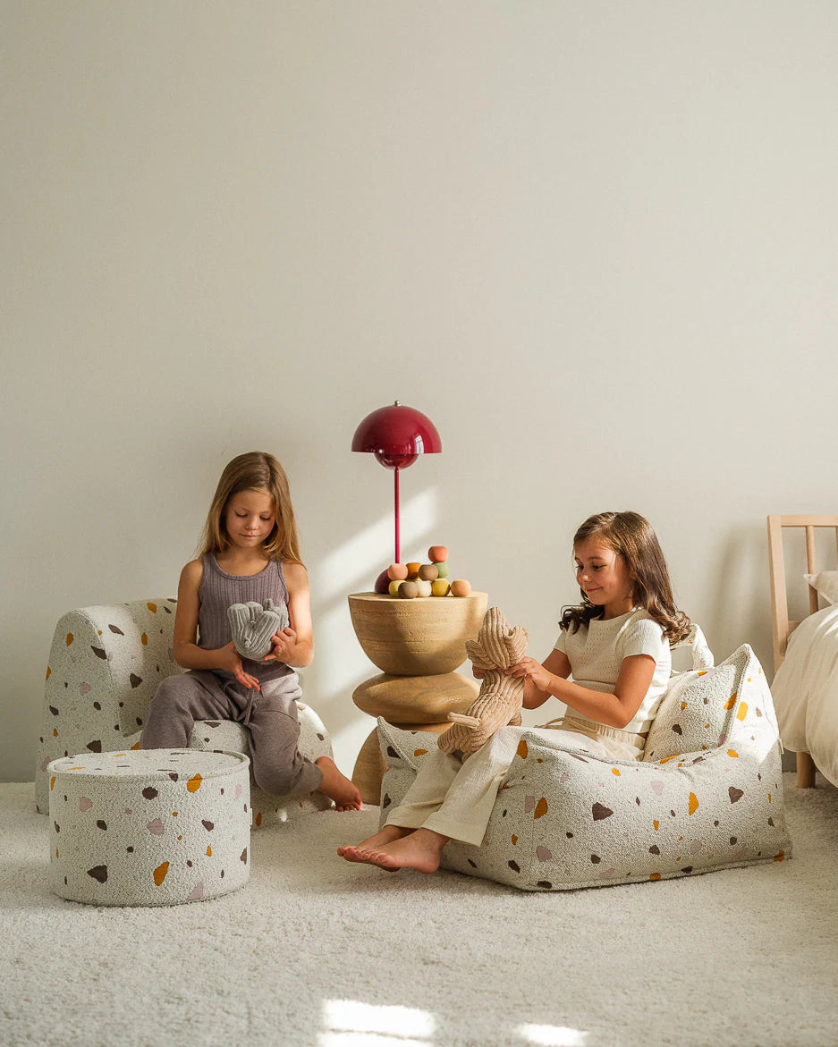 Poufs en teddy "Terrazzo" WIGIWAMA