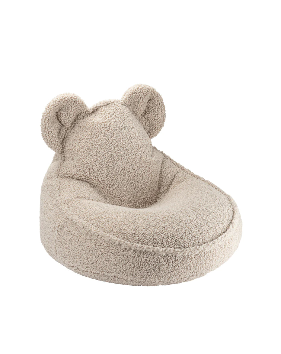 Pouf "Ours" en teddy WIGIWAMA