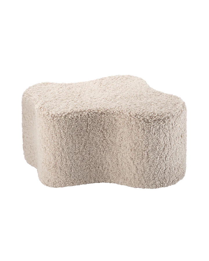 Pouf "nuage" en teddy - WIGIWAMA