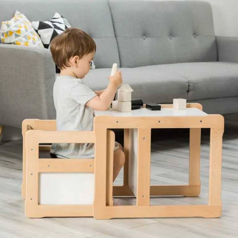 WOODJOY transformable Montessori bench