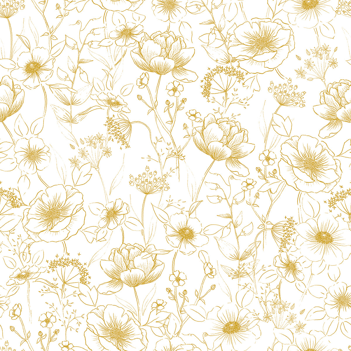 Children's wallpaper "Flower pattern" LILIPINSO