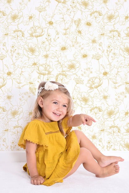 Children's wallpaper "Flower pattern" LILIPINSO