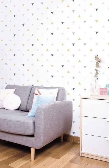 Children's wallpaper "Triangle pattern" LILIPINSO