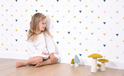 Children's wallpaper "Triangle pattern" LILIPINSO