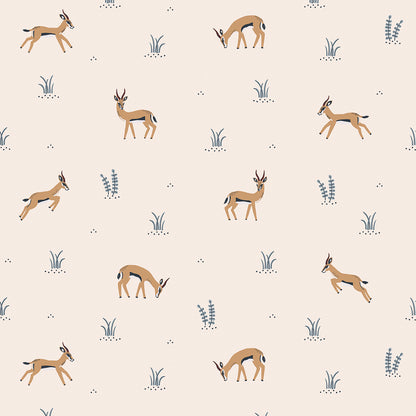 Children's wallpaper "Gazelle pattern" LILIPINSO