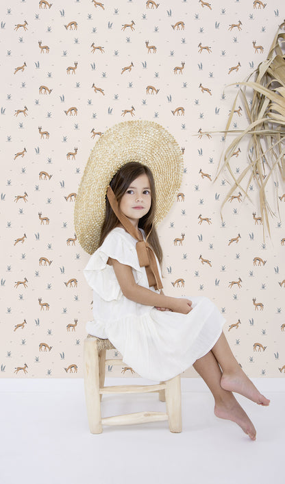 Children's wallpaper "Gazelle pattern" LILIPINSO