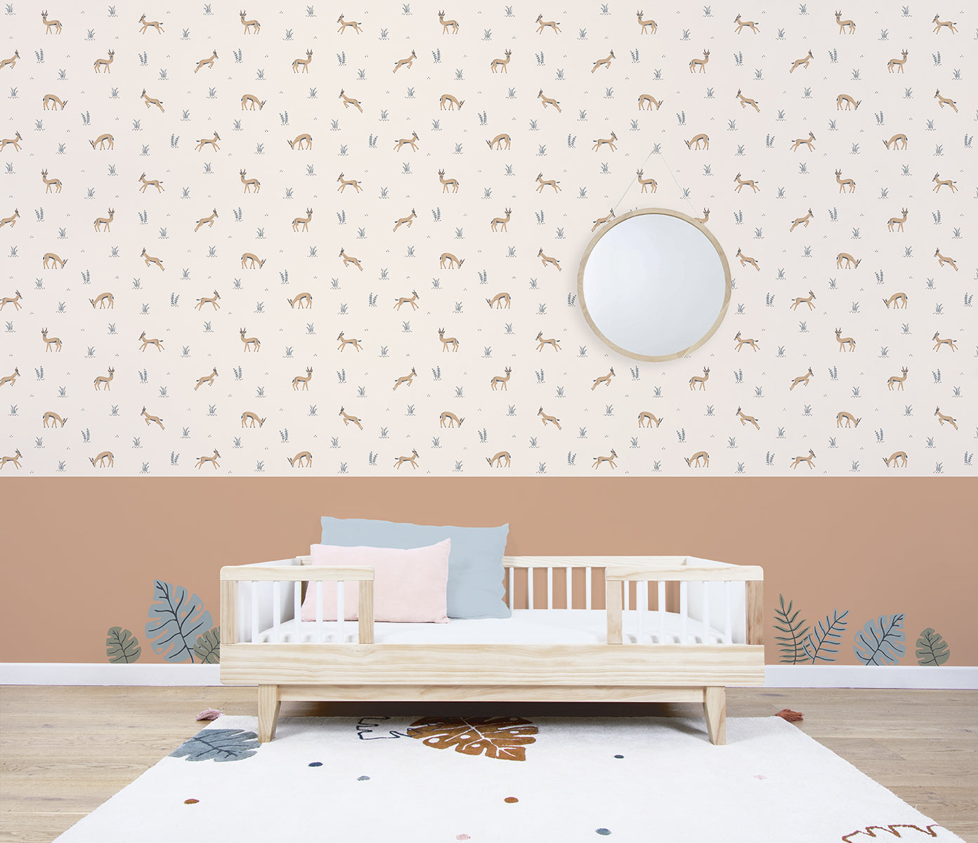 Children's wallpaper "Gazelle pattern" LILIPINSO